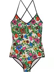 Gucci flower swimsuit  - 6