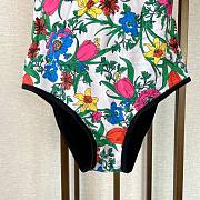 Gucci flower swimsuit  - 4