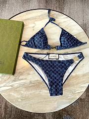 Gucci denim effect swimsuit - 1