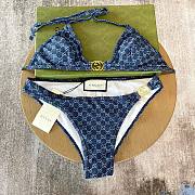 Gucci denim effect swimsuit - 3