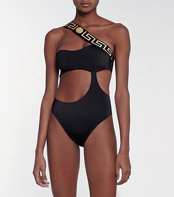 Versace black swimsuit 