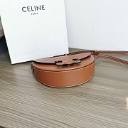 Celine Besace Cuir Triomphe Tan Leather Bag  - 6