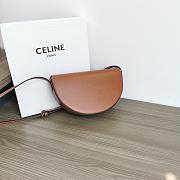 Celine Besace Cuir Triomphe Tan Leather Bag  - 5