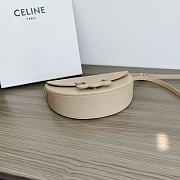 Celine Besace Cuir Triomphe Beige Leather Bag - 4