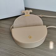 Celine Besace Cuir Triomphe Beige Leather Bag - 3