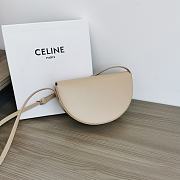 Celine Besace Cuir Triomphe Beige Leather Bag - 2