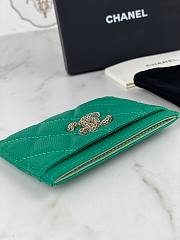 Chanel green card holder  - 6