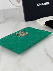 Chanel green card holder  - 4