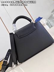 Louis Vuitton BB Capucines Flower Black Leather M51783 Bag - 5