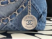 Chanel 23P Denim Quilted Medium Tote Bag  - 2