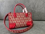 Valentino Le Quatrieme Toile small red shopping bag - 1