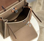 Hermes Herbag brown 31 Zip Leather Bag - 4