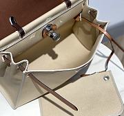 Hermes Herbag beige 31 Zip Leather Bag - 2