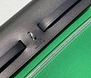 Hermes Herbag Green 31 Zip Leather Bag - 2