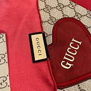 Gucci monogram red scarf 90 - 6