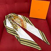 Hermes white scarf 90 - 6