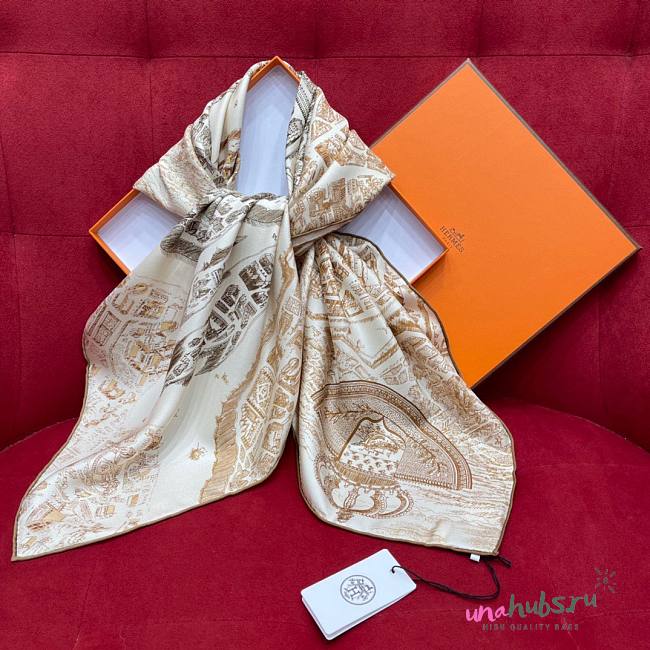 Hermes horse scarf 90 - 1