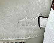 Hermes Biscuit Swift Birkin 25 Palladium Hardware Bag - 3