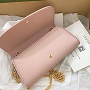 Gucci Blondie wallet on chain pink leather  - 5