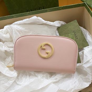 Gucci Blondie mini pink wallet