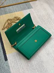 Gucci Diana bambo green leather mini bag - 2