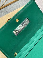 Gucci Diana bambo green leather mini bag - 6