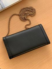 Gucci Diana bambo black leather mini bag - 3