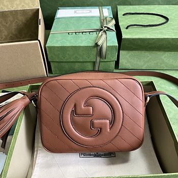 Gucci Soho Blondie Small Brown Leather Bag