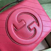 Gucci Soho Blondie Small Red Leather Bag - 4