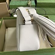 Gucci Soho Blondie Small White Leather Bag - 6