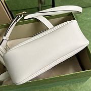 Gucci Soho Blondie Small White Leather Bag - 3