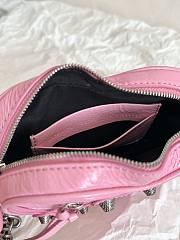 Balenciaga Le Cagole Heart Pink Leather Bag - 3