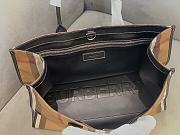 Burberry Beige Check Denny Tote Bag - 4