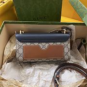 Gucci padlock brown leather mini bag - 6