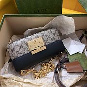 Gucci padlock brown leather mini bag - 2