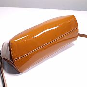 Fendi First Bag Brown Patent Leather 26cm - 2