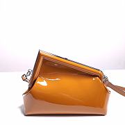 Fendi First Bag Brown Patent Leather 26cm - 6