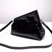 Fendi First Bag Black Patent Leather 26cm - 6