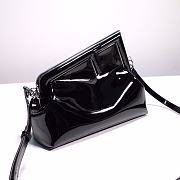 Fendi First Bag Black Patent Leather 26cm - 4