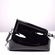 Fendi First Bag Black Patent Leather 26cm - 5