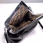 Fendi First Bag Black Patent Leather 26cm - 2