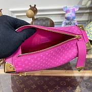 Louis Vuitton Side S-Lock Trunk Pink Calfskin Bag - 6