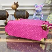 Louis Vuitton Side S-Lock Trunk Pink Calfskin Bag - 2