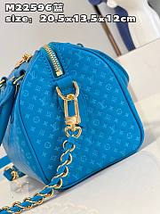 Louis Vuitton Sspeedy Blue Calfskin Bag - 2