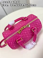 Louis Vuitton Sspeedy Pink Calfskin Bag - 5