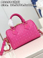 Louis Vuitton Sspeedy Pink Calfskin Bag - 3