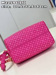 Louis Vuitton Sspeedy Pink Calfskin Bag - 4