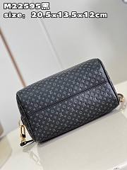 Louis Vuitton Sspeedy Black Calfskin Bag - 6