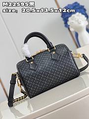 Louis Vuitton Sspeedy Black Calfskin Bag - 3