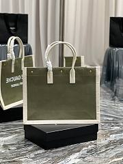 YSL Rive Gauche new green tote shopping bag - 5